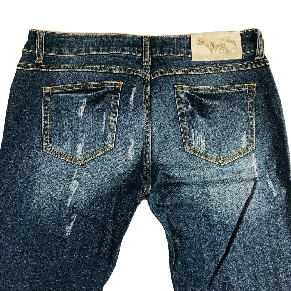 Virgin Only Distressed & Jeweled Skinny Jeans - Picture 5 of 5